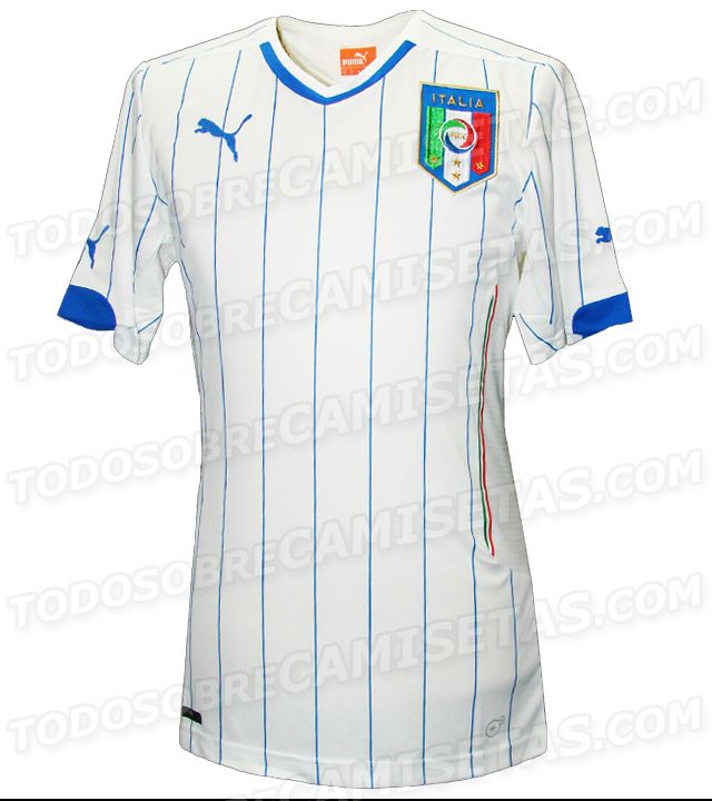 Estas son las camisetas que usará la Selección de Italia para el Mundial